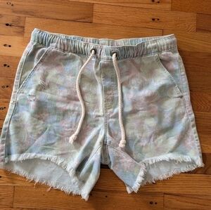 Aerie High Waist Pastel Floral Shorts